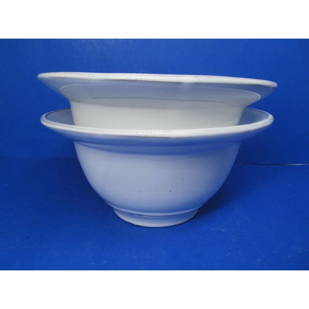 Sur La Table Set Of 2 White 6 3/4